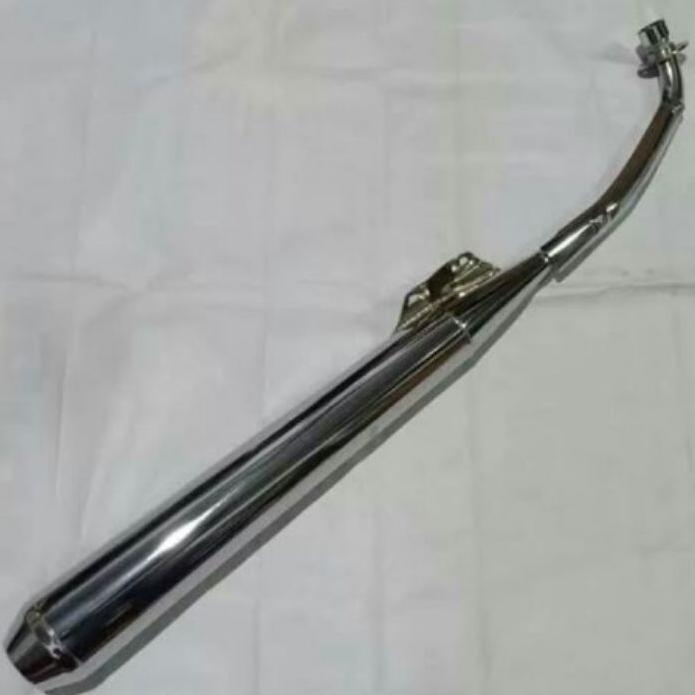 Bergaransi Knalpot Standar Motor Honda Astrea Grand Impressa Legenda - Knalpor Standar Warna Crom Me