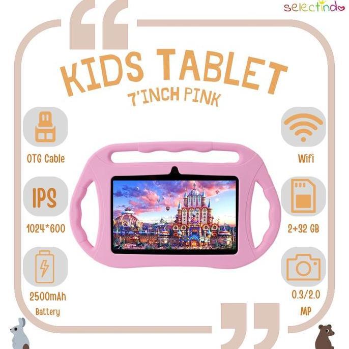 Bestone- Tablet Anak / Kids Tablet / Android 10 / Touch Screen 7 inch / 2