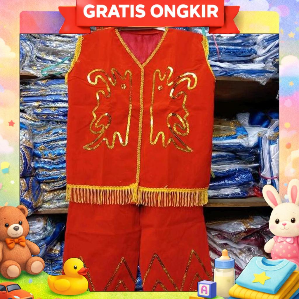Pakaian Adat Dayak Tk Sd // Baju Adat Dayak
