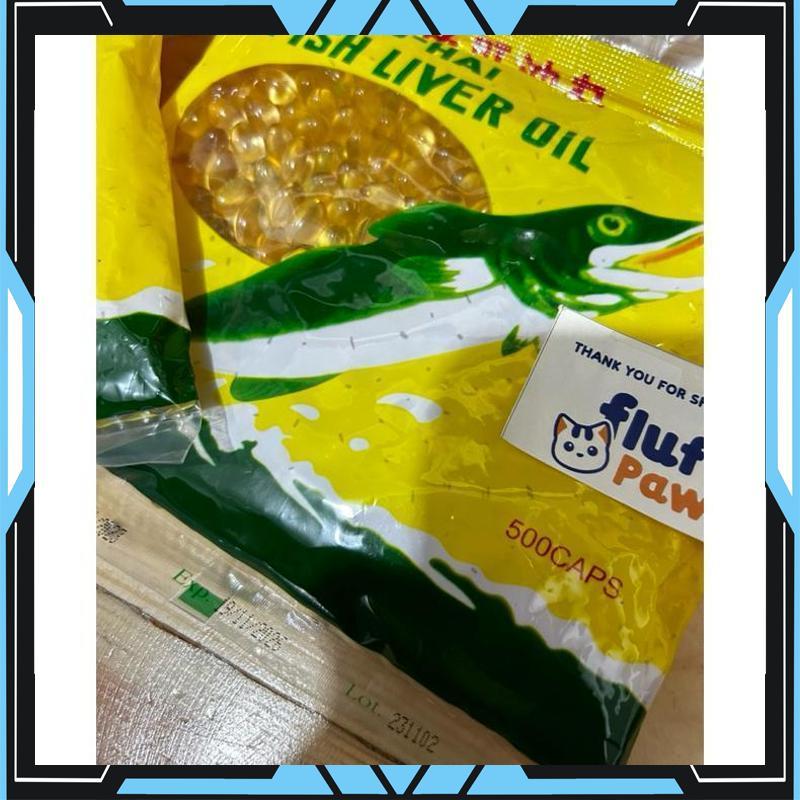 Terbaik Tung Hai Fish Liver Oil isi 500 Capsules (kemasan pabrik asli)  | Vitamin & Suplemen Minyak 