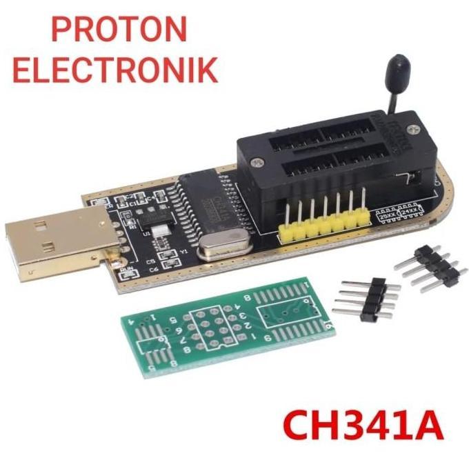 Bestone- Alat Flash bios IC CH341 CH341A USB Programmer memory eprom TV Laptop