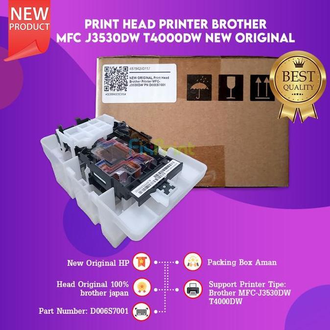 Print Head Brother New Original Printhead Printer MFC J3530DW T4000DW
