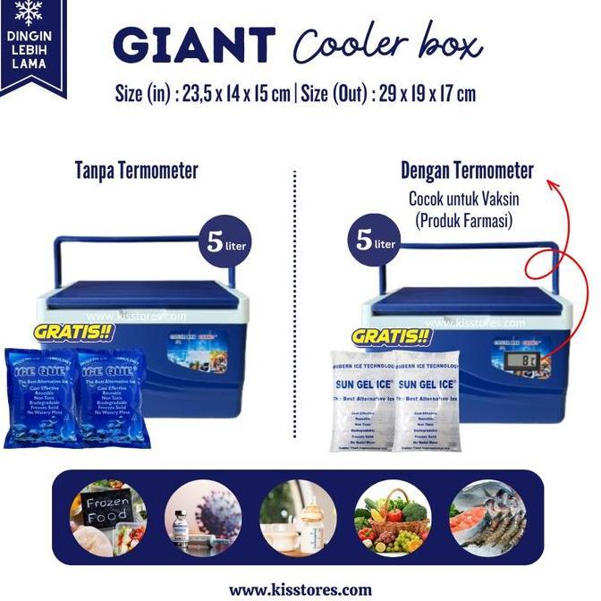 TERLARIS Cooler Box Vaksin / Box vaksin / Box pendingin vaksin /Vaccine Carrier BISA GOSEND