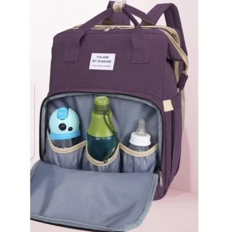 Tas Perlengkapan Bayi  / Baby Bag Travel/ Tas Multi Fungsi/ You Are My Sunshine/ Ransel Keperluan Bayi Baru Lahir / Tas Ganti Popok