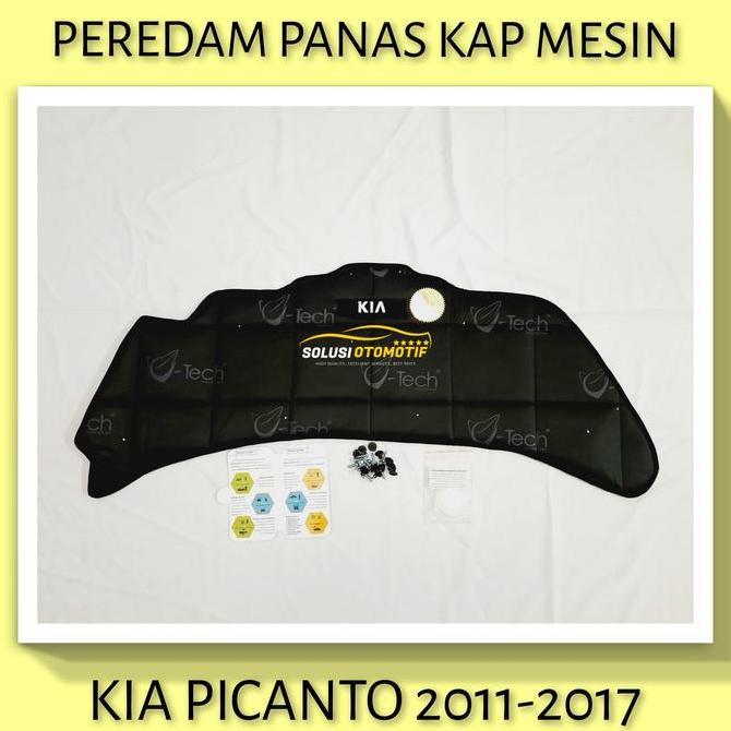 Promo KIA PICANTO 2011-2017 Peredam Panas Kap Mesin Mobil VTECH + Klip Diskon