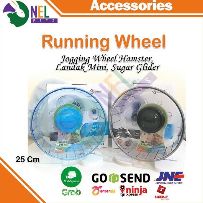 JOGGING WHEEL RUNNING WHEEL LANDAK MINI HAMSTER MARMUT DIAMETER 25cm