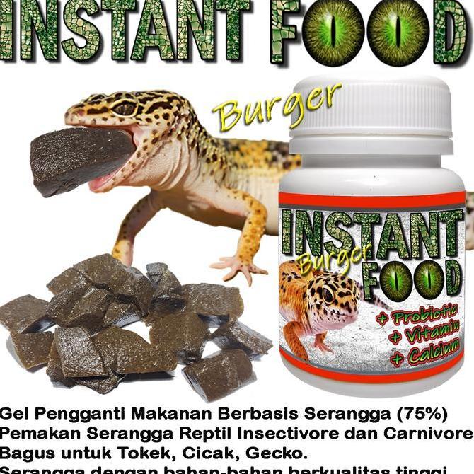 INSTAN FOOD LEOPARD GECKO TOKEK PAKAN MAKANAN GECKO PENGGANTI SERANGGA BERVITAMIN DAN BERGIZI