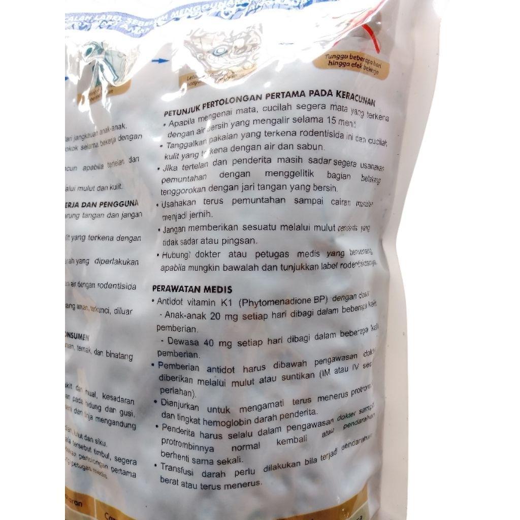 Racun Tikus Kemasan 1 Kg Bahan Aktif Brodifakum / Obat Tikus Racun Tikus Rumah Tikus Sawah