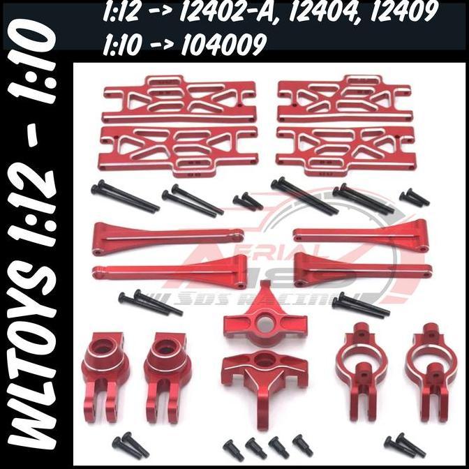 Upgrade Metal Part Wltoys 1/110 104009 12402-A 12404 12409 Arm Knuckle Ready