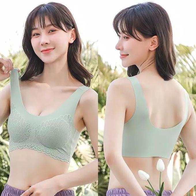 Moumentix- Sport Bra Seamless Zibilova Thai Brukat Lembut