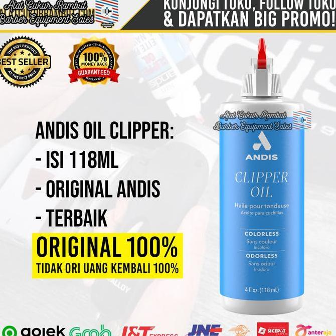 Andis Clipper Oil / Minyak Oli Clipper Andis Original