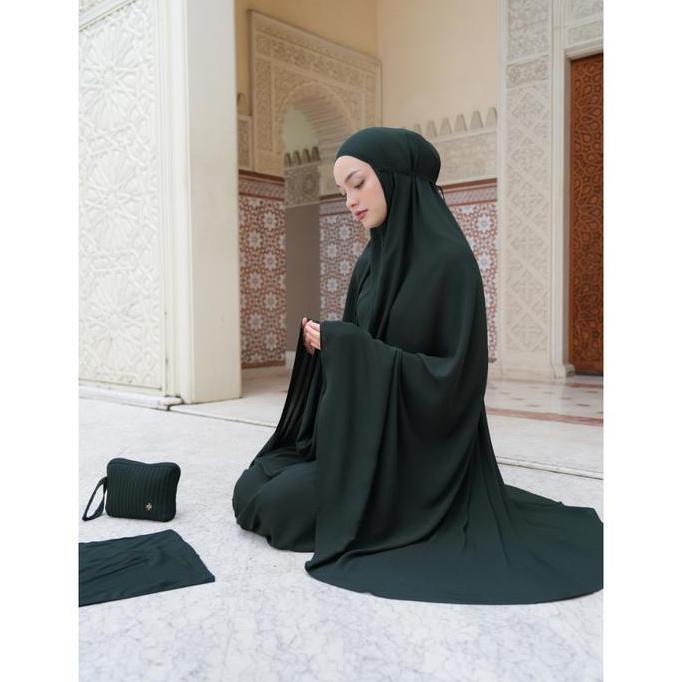 Heaven Lights - Purity Plain Prayer Set - Mukena Travel Polos