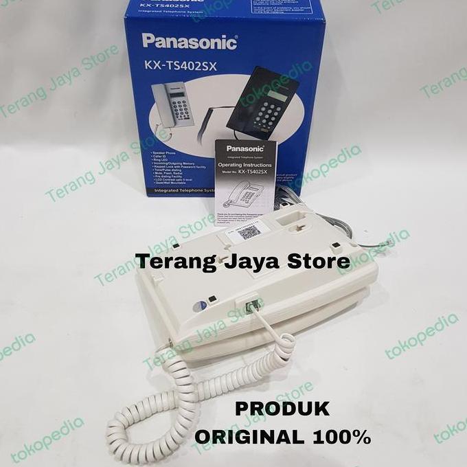 Codchat,Admin- Telepon Kabel Panasonic Kx-Ts400Sx Pesawat Telepon Panasonic Kx-Ts400