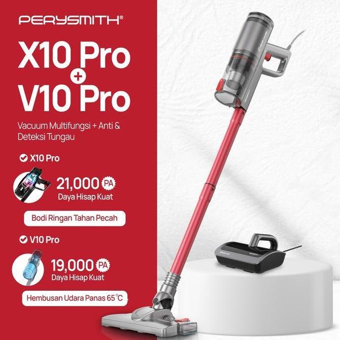 Kirimdankirim Perysmith X10 Pro Vacuum Cleaner Perysmith V10 Pro Anti Dust Mite Limited Combination