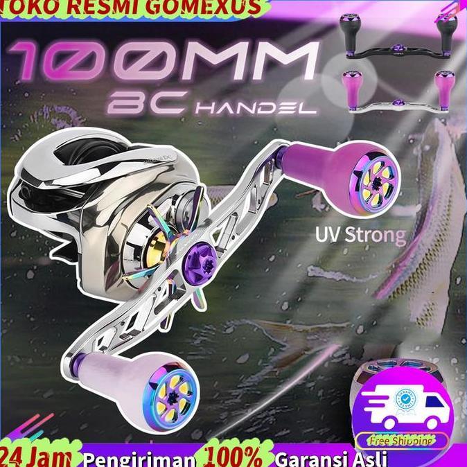 Fhistik- (Heavy Game) Gomexus Bdh-A27 Twin Handle Reel Bc Heavy Duty Dan Big Game Serat Aluminium 10