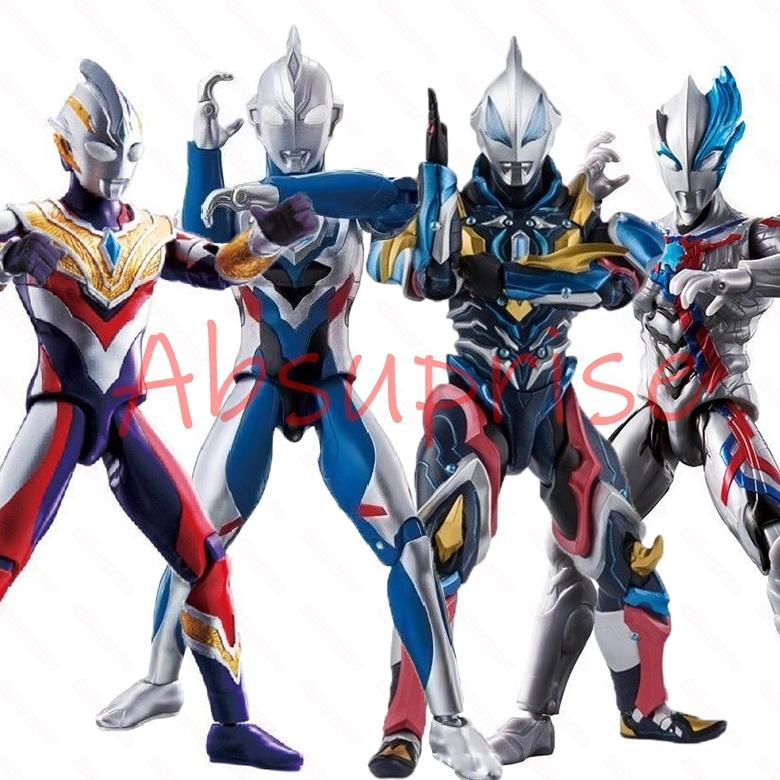 READY Action Figurines Ultraman Trigger Ultraman Geed Galaxy Rising Ultraman Z Ultraman Blazar Multi