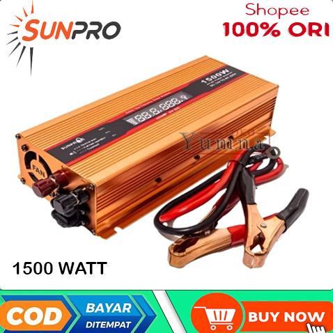 Inverter Power DC To AC 1500 Watt SUNPRO Pl-1500 With USB 5V / Power Inverter 1500 Watt
