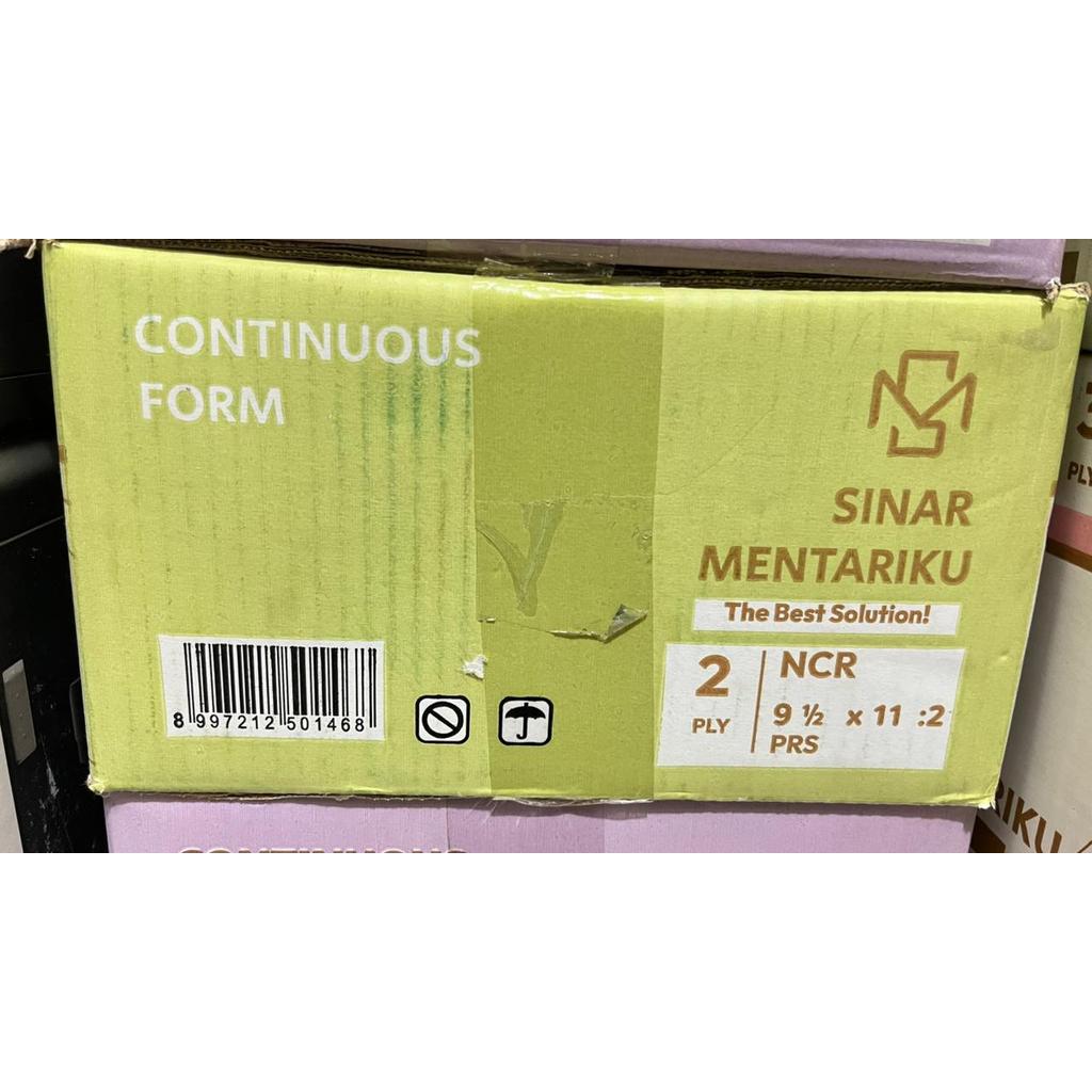 KERTAS Continuous Form 2 PLY | 3 PLY | 4 PLY PRS KERTAS RANGKAP SINAR MENTARI 2PLY | 3PLY | 4PLY PRS