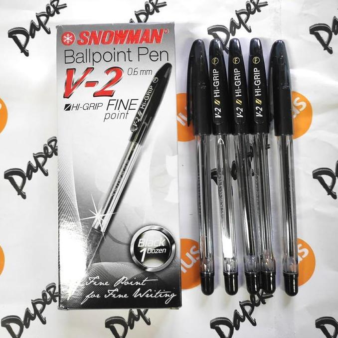 Whox- Pulpen Snowman V2 Hi Grip (12Pcs)