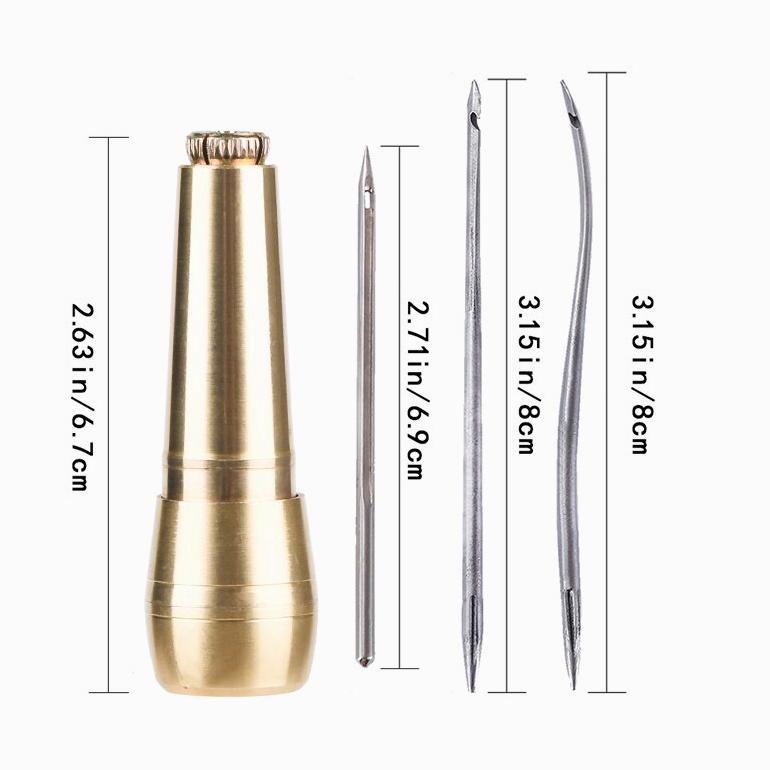 READY jarum sepatu alat jahit sepatu set jarum lengkap isi 3 jarum serbaguna