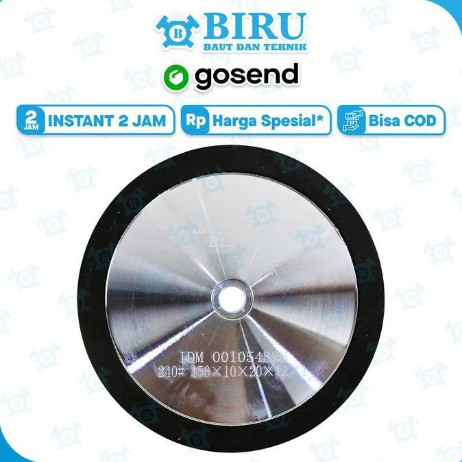 BLITZ  Diamond Asah 6" Batu Asah Pisau Mata Asah Intan