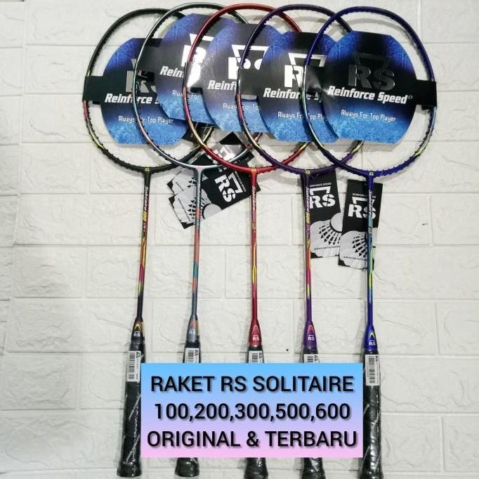 Mintonoi- Raket Badminton Rs Solitaire 100,200,300,500,600 Original