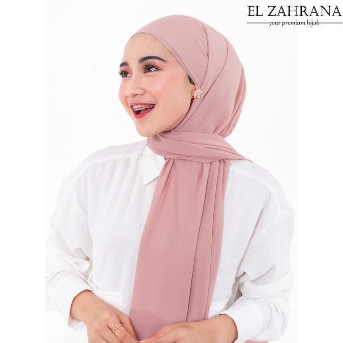 Terpopuler- Jilbab Pashmina Ceruty Baby Pasmina Polos Ceruti Babydol 200X75 Cm Panjang Cantik -  Flo