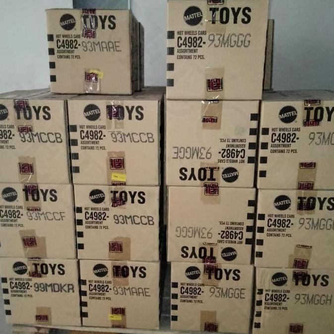 mainan anak diecast Hotwheels Hotwheels 1 dus isi 72pcs LOT RANDOM 2025