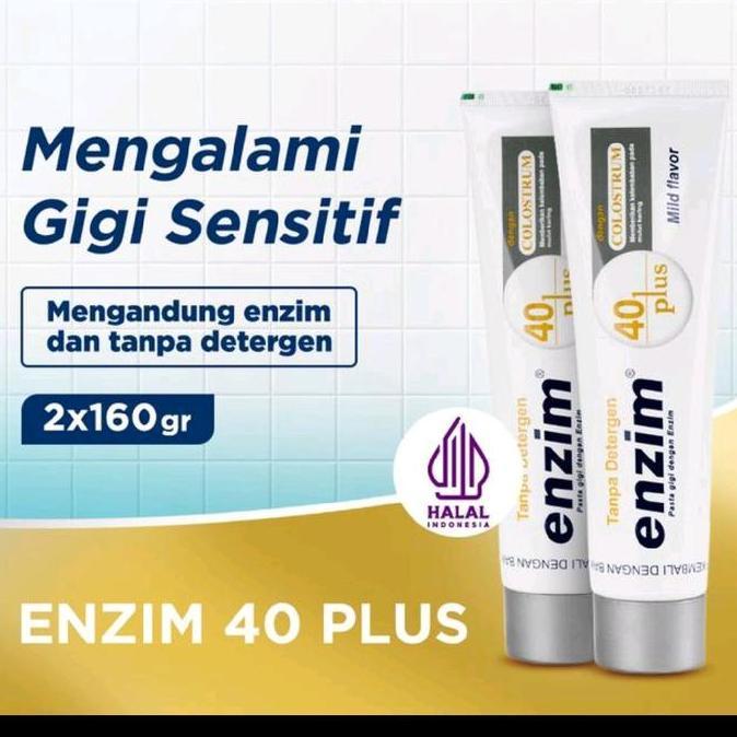 Enzim 40 Plus Pasta Gigi Enzim 40 plus uk 160g - 2pc.