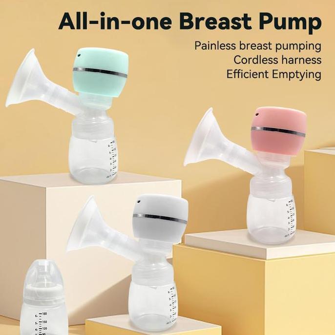 Bbyxx- Evianangel Eb15 Pompa Payudara Tanpa Kabel Listrik Sepenuhnya Otomatis Pompa Payudara Portabe