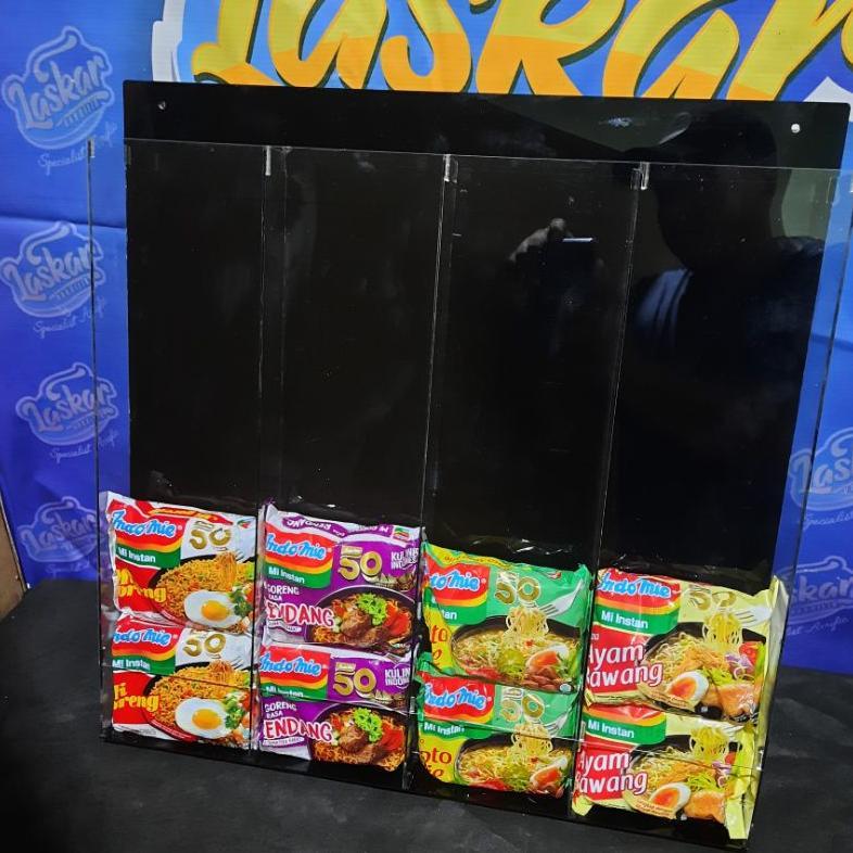 Rak indomie gantung/ display rak warmindo