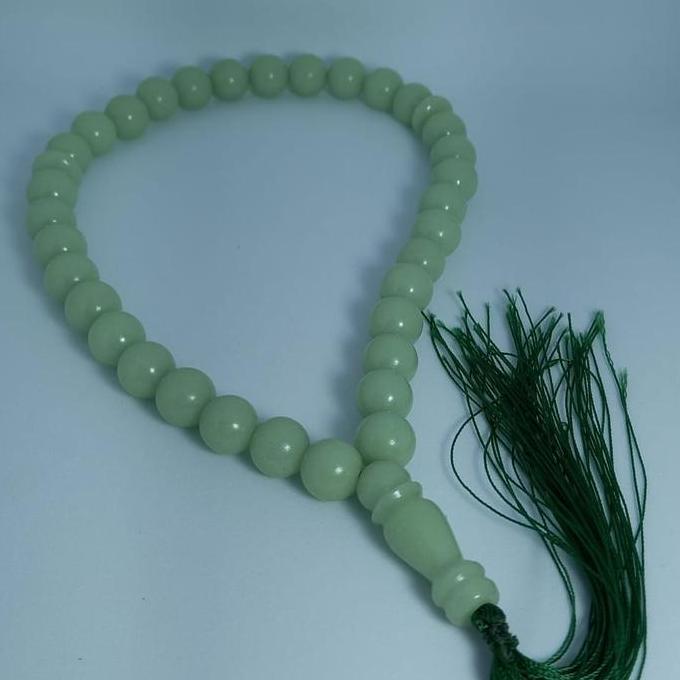 Sale Tasbih Batu Pospor 33 Butir Asli