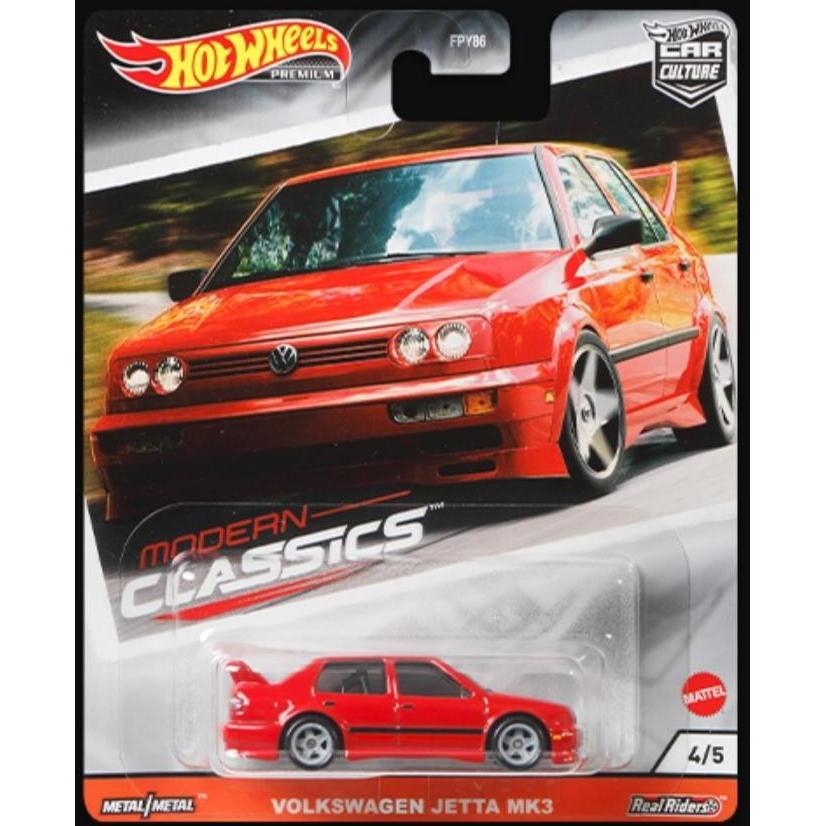 HOT WHEELS MODERN CLASSIC VOLKSWAGEN VW JETTA MK3 MERAH
