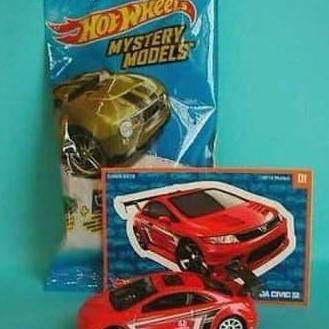 Hot Wheels Hotwheels Mystery Car Honda Civic SI Merah