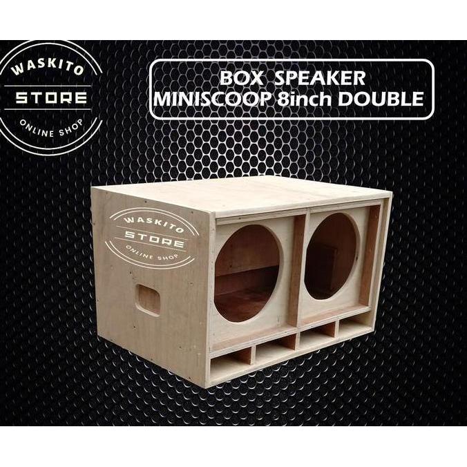 Box Speaker Miniscoop 8 Inch Double