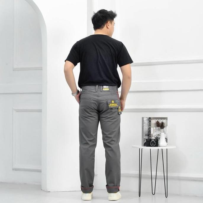 Celana Panjang Pria FORZY CASUAL Model Reguler Fit Standar Kain kanvas Tebal