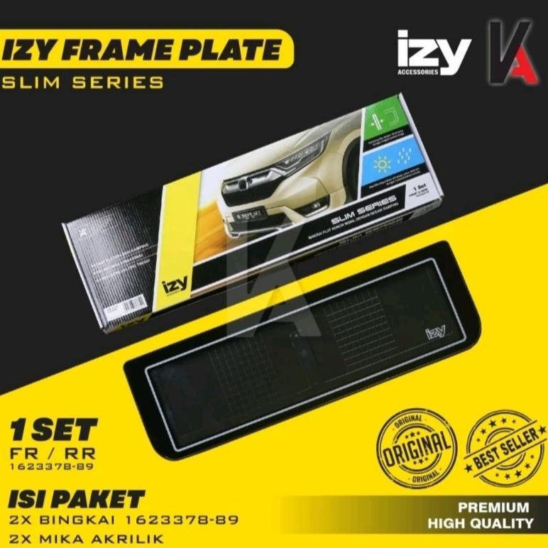Tatakan Plat Nomor Mobil LED Akrilik Izy 2pcs