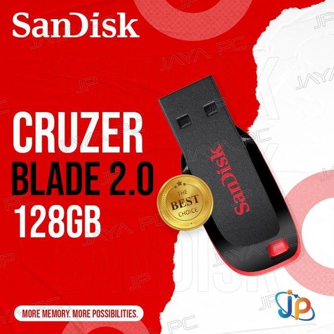 FlashDisk Sandisk CZ50 128GB - Flash Disk Cruzer Blade 128GB USB