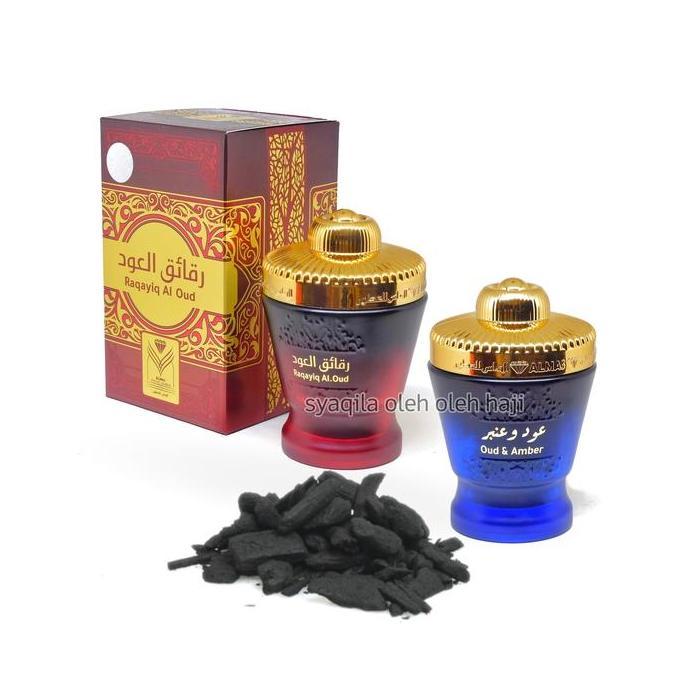 Bukhur Almas 40gr Bukhur Oud Raqayiq Bakhour Oud Amber Pengharum Premium