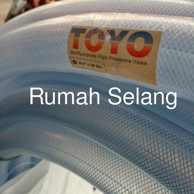 Selang Air Benang Serat Tebal 2 1/2 Inch / Selang PVC Benang 2 1/2"