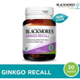 BLACKMORES GINKO RECALL