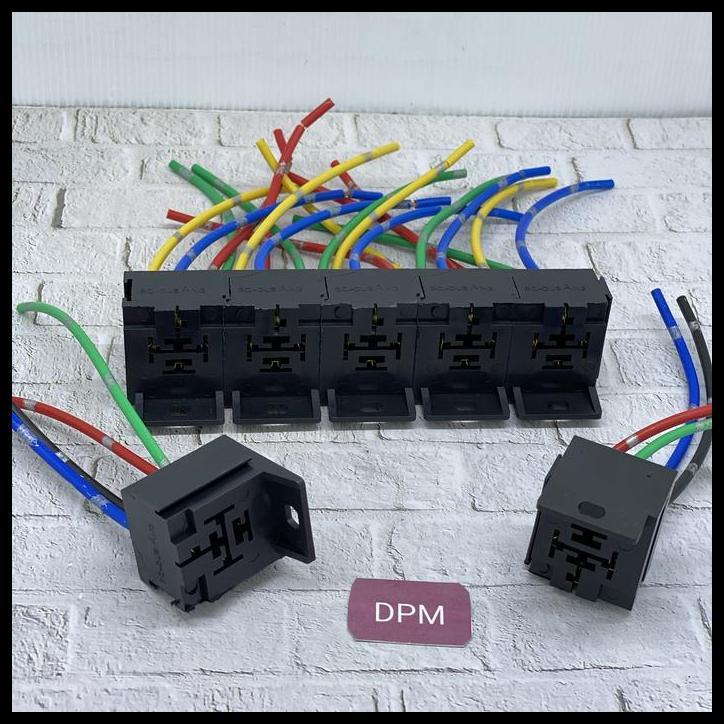 TERLARIS SOKET RUMAH RELAY GANDENG HELLA BOSCH 4 KAKI/4 PIN 