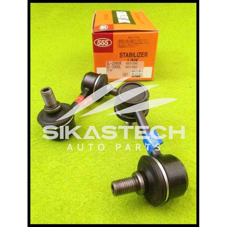 TERMURAH 555 48810-20040 & 48820-20040 SET FRONT STABILIZER LINK STABIL DEPAN KANAN & KIRI TOYOTA CO