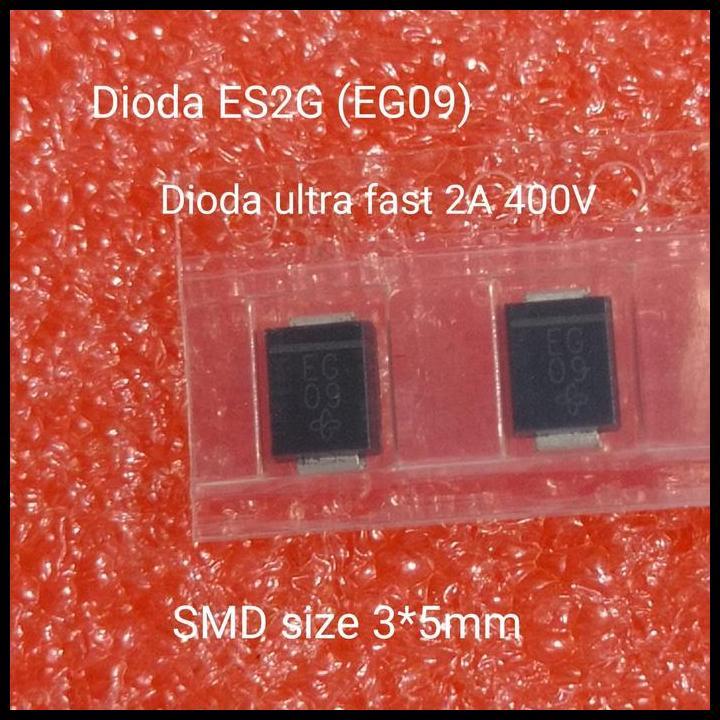 DISKON ES2G (EG09) DIODA ULTRA FAST 2A 400V SMD 