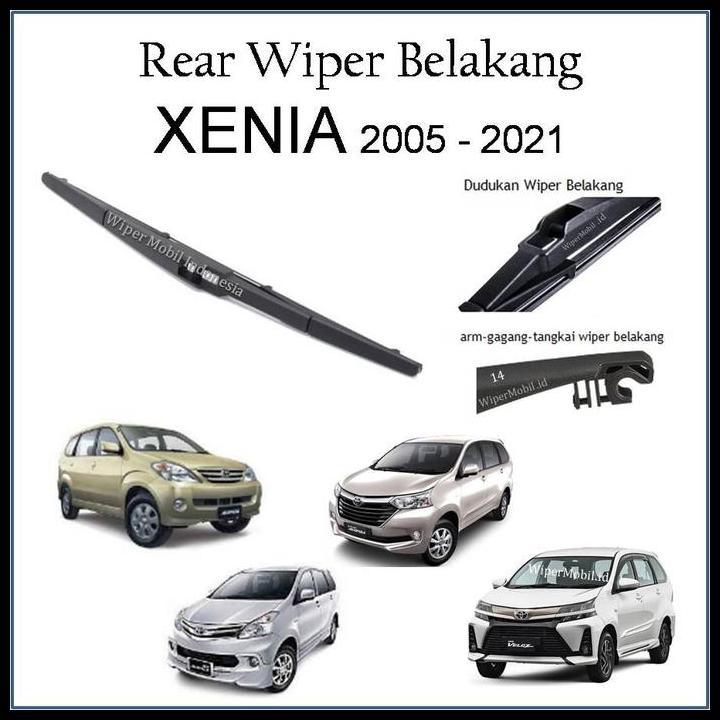 TERBARU WIPER KACA BELAKANG MOBIL DAIHATSU XENIA 2005 2006 2007 2008 2009 2010 