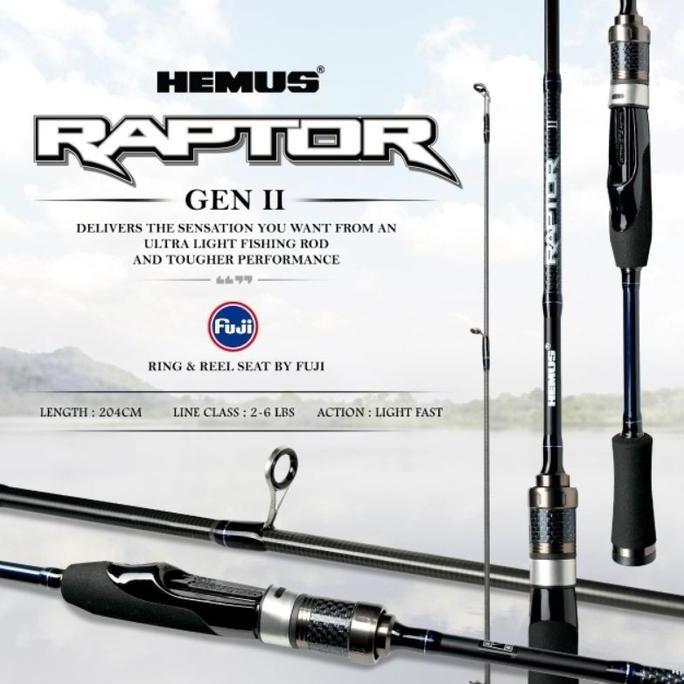 Bst Ready Joran Ul Hemus Raptors Gen 2 - Ring Dan Reel Seat Fuji Best Seller