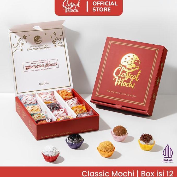 Kue Mochi Enak ( Box Isi 12 ) - Classical Mochi
