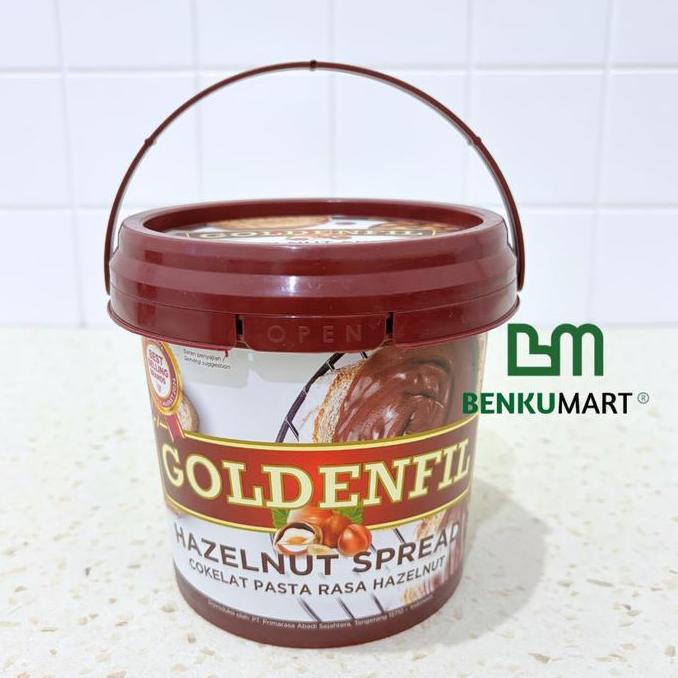 Nursellerjagat - Goldenfil Hazelnut Spread 1 Kg | Selai Hazelnut Spread Goldenfil