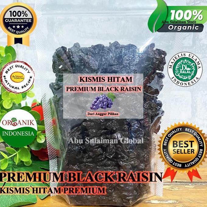 Nikmat- Kismis Hitam Premium 1000 G / Black Brown Raisins Premium 1 Kg