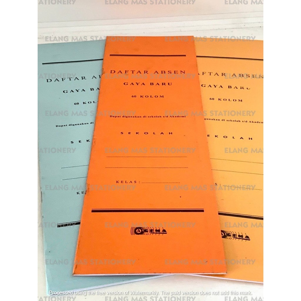 (1PCS) BUKU ABSEN PANJANG/BUKU ABSEN MURAH